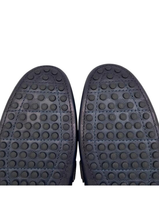 Louis Vuitton Loafers Hockenheim Line Driving Shoes 6 Damier LV Logo Navy main image 11